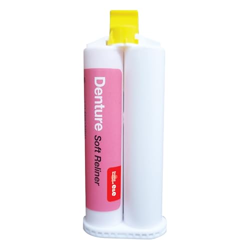 E&E Denture Soft Reline Refill – 50ml Cartridge | Long-Lasting Silicone Comfort for Upper & Lower Dentures | Easy DIY Application | Professional-Grade Soft Reline Material