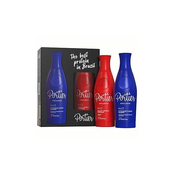Portier Exclusive Keratin Treatment | Progressive Brush Smoothing System - 1L