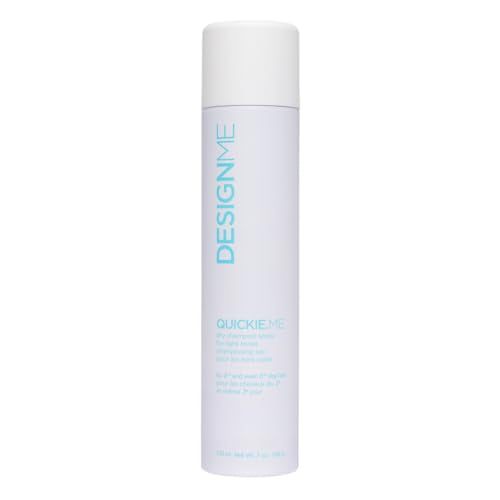 QUICKIE.ME Dry Shampoo Hair Spray by DESIGNME | Oil-Absorbing, Residue-Free Dry Shampoo | Root-Lifting Dry Shampoo Spray | Waterless Dry Shampoo Spray with Rice Starch, 7 Oz