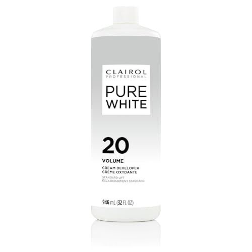 Clairol Professional Pure White 20 Volume Hair Developers for Lightening & Gray Coverage