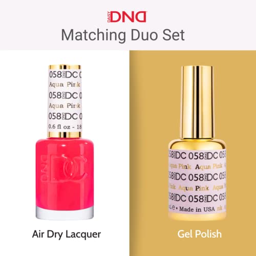 DND DC Gel Polish Set, Free Spirit Collection, UV/LED GelPolish and Air Dry Nail Lacquer, Matching Chip-Free Polish Duo, 0.5 Fl Oz Each