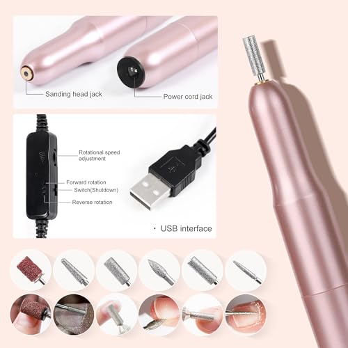 Major Dijit Gel Nail Kit - Beginner Gel Nail Set with Nail Drill, 0.5oz 4-in-1 Nail Glue, 500PCS Almond Nail Tips, UV Lamp for Nail Extension & Art