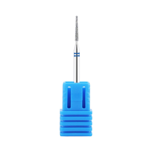 NMKL38 Diamond E-file Nail Drill Bit for Manicure Pedicure, Russian Electric File Bits, Efile Cuticle Bits Salon Tool (Medium - 1.2x10)