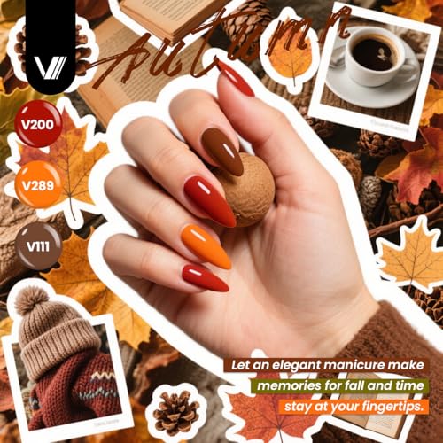 VANREESA 60 Pcs Gel Nail Polish Set, 55 Colors Gel Polish with Base Coat & 4 Effects Top Coat Full-Color Gel Polish Set All Seasons Nail Kit Gifts for Women Girls Nail Salon at Home