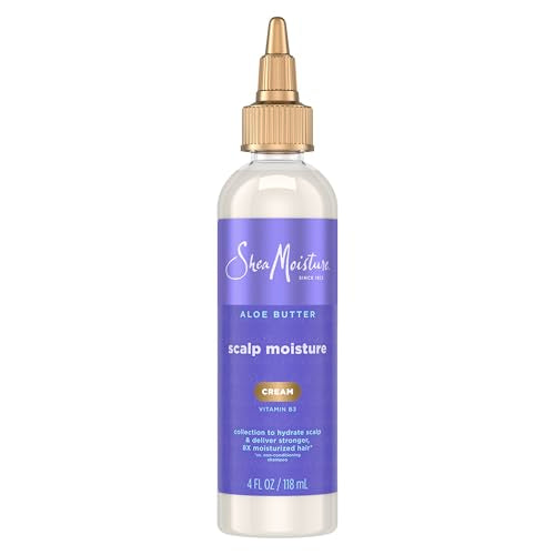 SheaMoisture Hair Cream Aloe Butter & Vitamin B3 With A Boost Of Hydration To Hydrate Scalp + Moisturized Hair 4oz