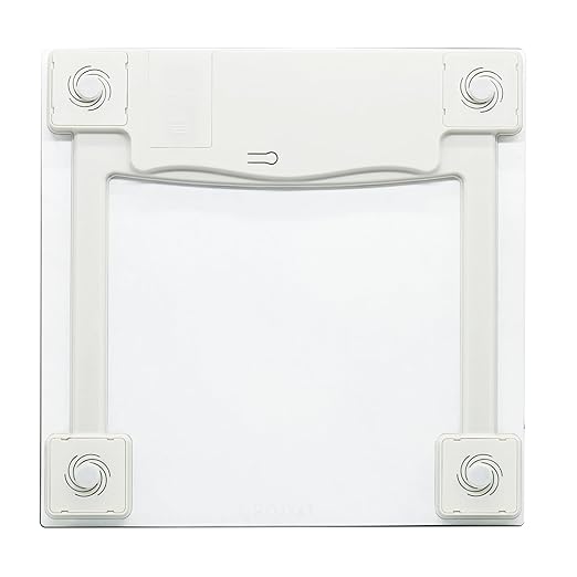 Taylor Digital Glass Marble Bathroom Scale, Scale for Body Weight, Highly Accurate Digital Bathroom Weighing Machine, Battery Powered, FSA HSA Eligible, Measures Weight up to 400 lb Capacity, White