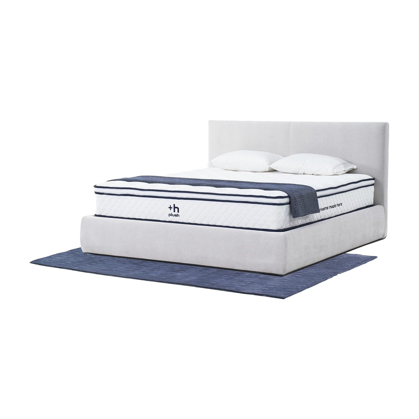 Plush Dream Full Mattress 12 Inch Hybrid Pocketed Springs - Mattress in a Box with Memory Foam, Soft Plush Feel, Motion Isolation, Multi-Zone Spinal Support