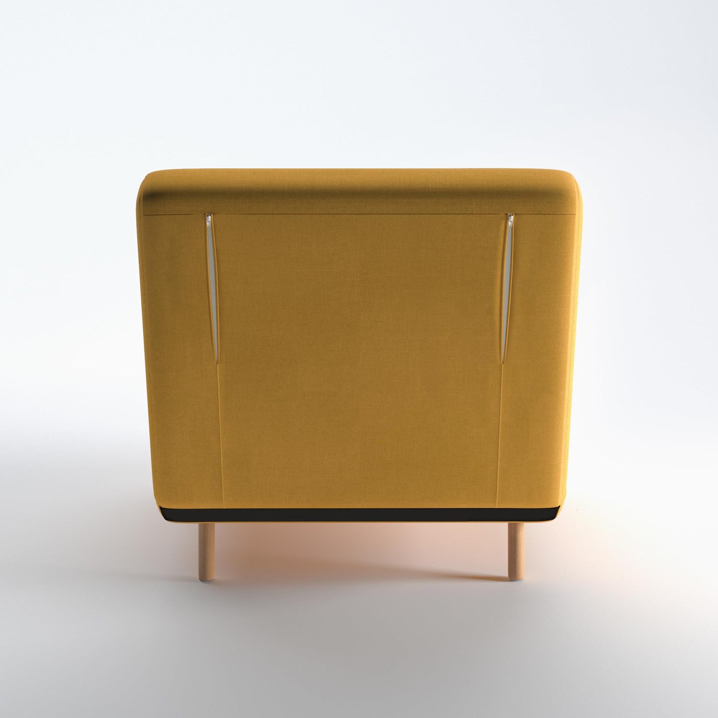 Artdeco Home Tustin Convertible Sleeper Chair – 3 in 1 Chair Bed, Compact Duraspace Design (Mustard, 32 in)
