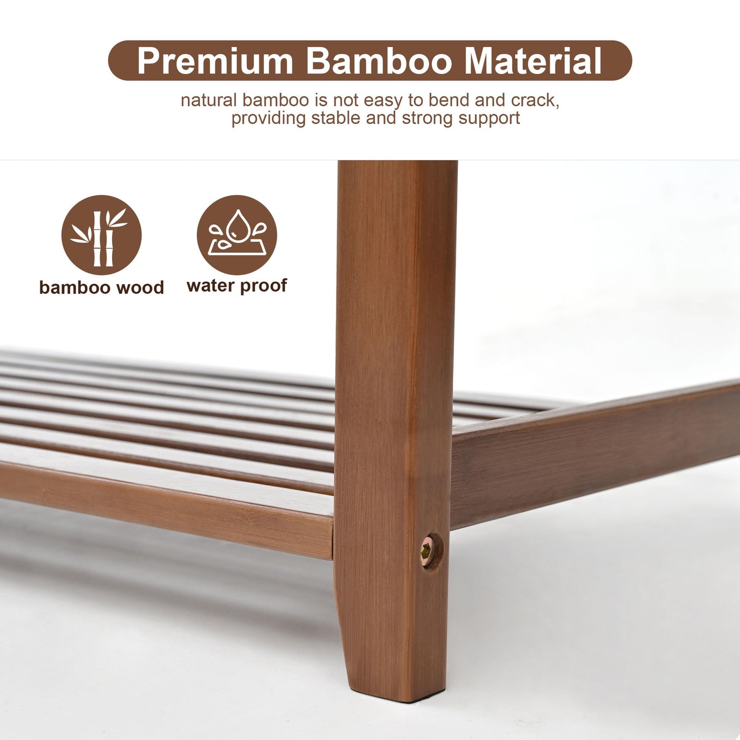 PETKABOO Shoe Rack Bench with Storage 27.6 in, Entryway Bench Shoe Storage with Cushion for Hallway, Bedroom, Living Room
