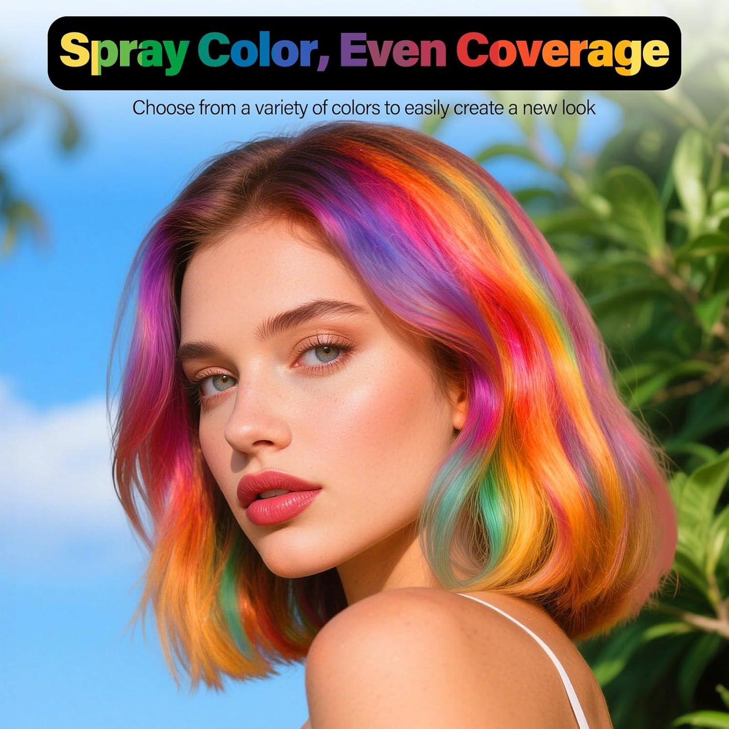 Temporary Hair Color Spray For Kids Women Men, Temporary Hair Clolor Wax Dye Pomades, Washable Hair Dye Spray For Cosplay Party DIY, Christmas Party, Halloween Crazy Hair Day (Orange-Red, 4.06 oz)